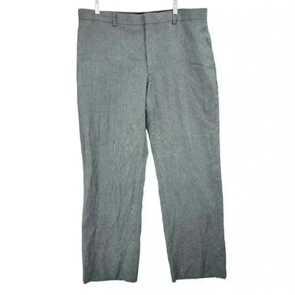 Banana‎ Republic Modern Fit Mens 38/32 Gray Wool Dress Pants